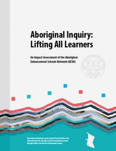 Cover page of the Aboriginal Inquiry: Lifting All Learners report